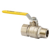 Краны латунные шаровые газовые DN 15-20 PN 25 рычаг муфта-штуцер MVI BV.812 купить в Воронеже | "Проконсим"