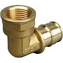 Угольник латунный для PEX труб 16-1/2'' PN 10 OP под надвижную гильзу с внутренней резьбой ONE PLUS купить в Воронеже | "Проконсим"