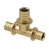Тройники латунные для PEX-PEX труб DN 16-40 PN 16 переходные под надвижную гильзу РосТурПласт купить в Воронеже | "Проконсим"