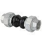 Компенсатор EPDM с оцинкованными чугунными резьбовыми патрубками DN 32 PN 16 Рашворк 505-032-16 купить в Воронеже | "Проконсим"