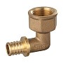 Угольник латунный для PEX DN 25 с внутренней резьбой  3/4'' под надвижную гильзу PLP купить в Воронеже | "Проконсим"