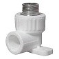 Угольник установочный ПП 20-1/2'' PN 25 с наружной резьбой белый VALFEX  купить в Воронеже | "Проконсим"