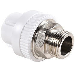  Муфта ПП под ключ 25-3/4'' PN 25 белая РВК 50108 (930659140) со склада Проконсим в Воронеже