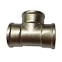 Тройники латунные никелированные DN 15-50 PN 40 муфта-муфта-муфта купить в Воронеже | "Проконсим"