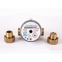 Счетчики горячей воды СВ DN 15-20 PN 16 до 90гр. муфтовые с обратным клапаном ЭКО НОМ купить в Воронеже | "Проконсим"
