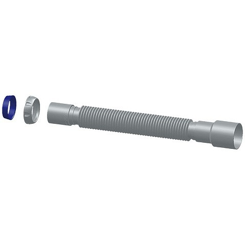 Труба гофрированная Unicorn D85, 40х50 гибкий отвод, 1 1/2'' х40 с уплотнительным кольцом, 800мм купить в Воронеже | "Проконсим"