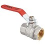 Кран латунный шаровой MVI BV.511 DN 15 PN 40 никелированный полнопроходной муфта-муфта рычаг купить в Воронеже | "Проконсим"