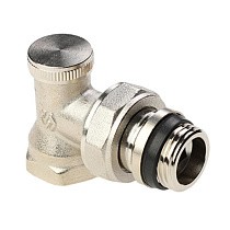 Клапан радиаторный настроечный DN 15 PN 10 угловой с уплотнением, под шестигранник MVI TR.111.04 купить в Воронеже | "Проконсим"