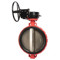Затворы поворотные дисковые DN 300-600 PN 16 межфланцевые с чугунным диском с редуктором Рашворк 200 купить в Воронеже | "Проконсим"