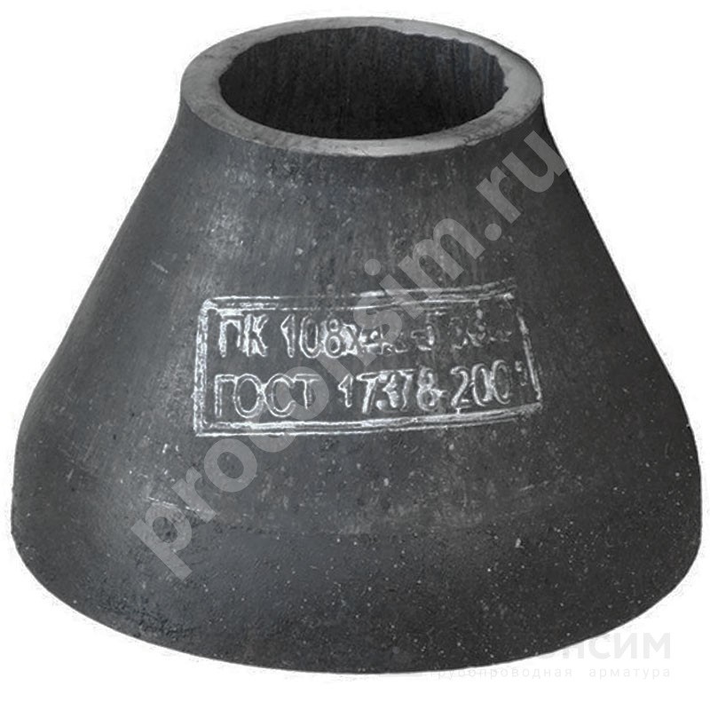 Цена по запросу. Новинка! . Переход стальной приварной Дн 530х377 (DN 500 х 350) исп. 2 (930608339) со склада Проконсим в Воронеже