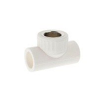 Тройники ПП DN 20-40 PN 25 комбинированные с внутренней резьбой белые PlasticPro купить в Воронеже | "Проконсим"