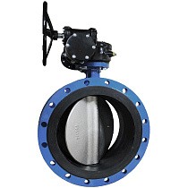 Затворы чугунные дисковые DN 250-1000 PN 10(16) фланцевые с чугунным диском с редуктором СибЗТА купить в Воронеже | "Проконсим"