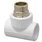 Тройник комбинированный ПП 50-1 1/2'' PN 25 под ключ с наружной резьбой белый РТП 10761 купить в Воронеже | "Проконсим"