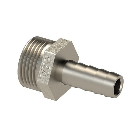 Штуцер никелированный DN 20 PN 40 НР3/4'' с ершом под шланг d20мм прямой купить в Воронеже | "Проконсим" Штуцер никелированный DN 20 PN 40 НР3/4'' с ершом под шланг d20мм прямой купить в Воронеже | "Проконсим"