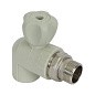 Кран шаровой для радиатора угловой VALFEX 25 PN 25 G-3/4'' серый купить в Воронеже | "Проконсим"