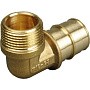 Угольник латунный для PEX труб 16-1/2'' PN 10 OP под надвижную гильзу с наружной резьбой ONE PLUS купить в Воронеже | "Проконсим"