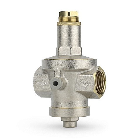 Регулятор давления VARMEGA VM128 DN 25 PN25 мембранный под манометр 4,35kv G-1'' никелированный купить в Воронеже | "Проконсим"