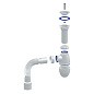 Сифон для мойки Unicorn В120Р, 40х50 гибкий отвод, 1 1/2'' х40 пластиковая чаша купить в Воронеже | "Проконсим"