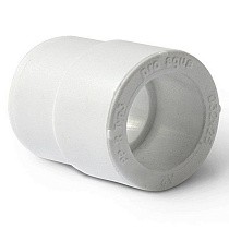 Муфты переходные ПП DN 25-125 PN 25 штуцер-муфта белые Pro Aqua купить в Воронеже | "Проконсим"