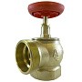 Клапан пожарный латунный КПЛМ DN50 PN16 угловой 90гр. муфта-штуцер с датчиком ДППК 20,5 Апогей купить в Воронеже | "Проконсим"
