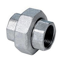 Американка чугунная DN 15-25 PN 16 оцинкованная прямая муфта-муфта купить в Воронеже | "Проконсим"