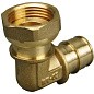 Угольник латунный для PEX труб 16-1/2'' PN 10 OP под надвижную гильзу с накидной гайкой ONE PLUS купить в Воронеже | "Проконсим"