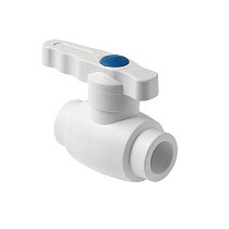 Краны шаровые ПП DN 20-63 PN 25 полный проход белые Pro Aqua купить в Воронеже | "Проконсим"