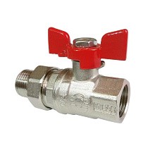 Краны латунные шаровые усиленные 11Б27фт1М DN 15-25 PN 40-63 бабочка американка Valfex Premium.227.NB1 купить в Воронеже | "Проконсим"
