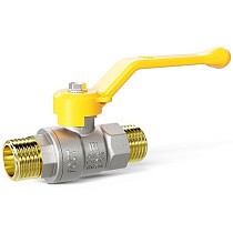 Краны латунные шаровые газовые DN 15-25 PN 40 рычаг штуцер-штуцер LD Pride GAS купить в Воронеже | "Проконсим"