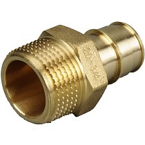 Муфты латунные для PEX труб DN 16-50 PN 10 под надвижную гильзу OP с наружной резьбой ONE PLUS купить в Воронеже | "Проконсим"