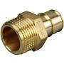 Муфты латунные для PEX труб DN 16-50 PN 10 под надвижную гильзу OP с наружной резьбой ONE PLUS купить в Воронеже | "Проконсим"