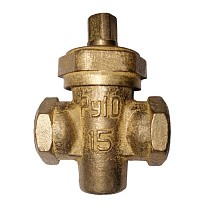 Краны латунные 11Б6бк DN 15-50 PN 10 пробко-сальниковые муфта-муфта купить в Воронеже | "Проконсим"