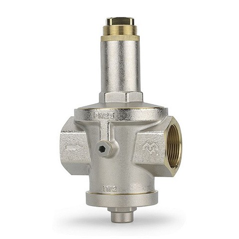 Регулятор давления VARMEGA VM128 DN 40 PN25 мембранный под манометр 13,1kv G-1 1/2'' никелированный купить в Воронеже | "Проконсим"