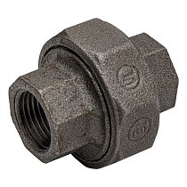 Американки чугунные DN 15-50 PN 16 муфта-муфта с плоской прокладкой Fittex Plus купить в Воронеже | "Проконсим"