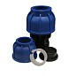 Муфта компрессионная переходная ПНД DN 50-40 PN 16 обжимной для ПЭ труб 20-40гр. Кудиновский трубный завод купить в Воронеже | "Проконсим"