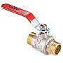 Кран латунный шаровой MVI BV.516 DN 15 PN 40 никелированный полнопроходной штуцер-штуцер рычаг купить в Воронеже | "Проконсим"
