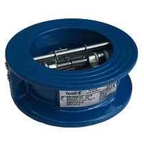Клапаны обратные 2-створчатые DN 40-300 PN 16  чугунные створки межфланцевые Tecofi CB3448N купить в Воронеже | "Проконсим"