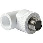 Угольники ПП DN 20-32 PN 25 комбинированные с наружной резьбой белые Pro Aqua купить в Воронеже | "Проконсим"