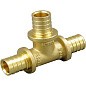 Тройник латунный для PEX-PEX труб 25-16-20 PN 10 переходная под надвижную гильзу ONE PLUS купить в Воронеже | "Проконсим"