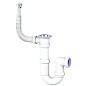Сифон для мойки Unicorn Y421, 1 1/2'' х40 без отвода, чаша из нержавеющей стали, круглый перелив купить в Воронеже | "Проконсим"