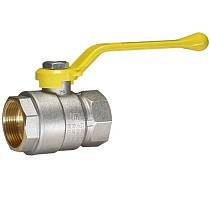Краны латунные шаровые газовые DN 15-50 PN 25-40 никелированные рычаг муфта-муфта Temper серия 83 ГОСТ Р 59553 купить в Воронеже | "Проконсим"
