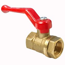 Краны латунные шаровые 11Б27фт1М DN 15-50 PN 40 рычаг муфта-муфта Valfex.214 купить в Воронеже | "Проконсим"