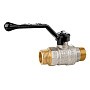 Краны латунные шаровые DN 15-25 PN 40 никелированные рычаг штуцер-штуцер LD Pride 47.305 купить в Воронеже | "Проконсим"