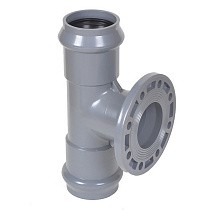 Тройники НПВХ раструбные SDR26 DN 110-315 PN 10 фланцем Хемкор купить в Воронеже | "Проконсим"