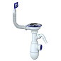 Сифон для мойки Unicorn В430V, без отвода, 3 1/2'' х40 с отводом для стиральной машины, прямоугольный перелив купить в Воронеже | "Проконсим"