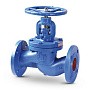 Клапан запорный (вентиль) DN 15 PN 16 фланцевый 130мм до 160гр. графитовый чугунный FAF 2100015 купить в Воронеже | "Проконсим"