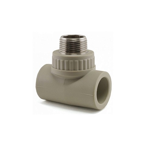 Тройник комбинированный НР VALFEX 25x25 PN 25 G-1/2'' НР серый купить в Воронеже | "Проконсим"