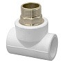 Тройники ПП DN 40-50 PN 25 комбинированные под ключ с наружной резьбой белые РТП купить в Воронеже | "Проконсим"