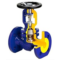 Клапаны сильфонные DN 15-250 PN 16 чугунные до 300гр. фланцевые Zetkama zBEL.234A купить в Воронеже | "Проконсим"
