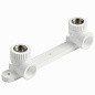 Угольник установочный двойной ПП 20-1/2'' PN 25 с внутренней резьбой белый Pro Aqua PA280008P купить в Воронеже | "Проконсим"